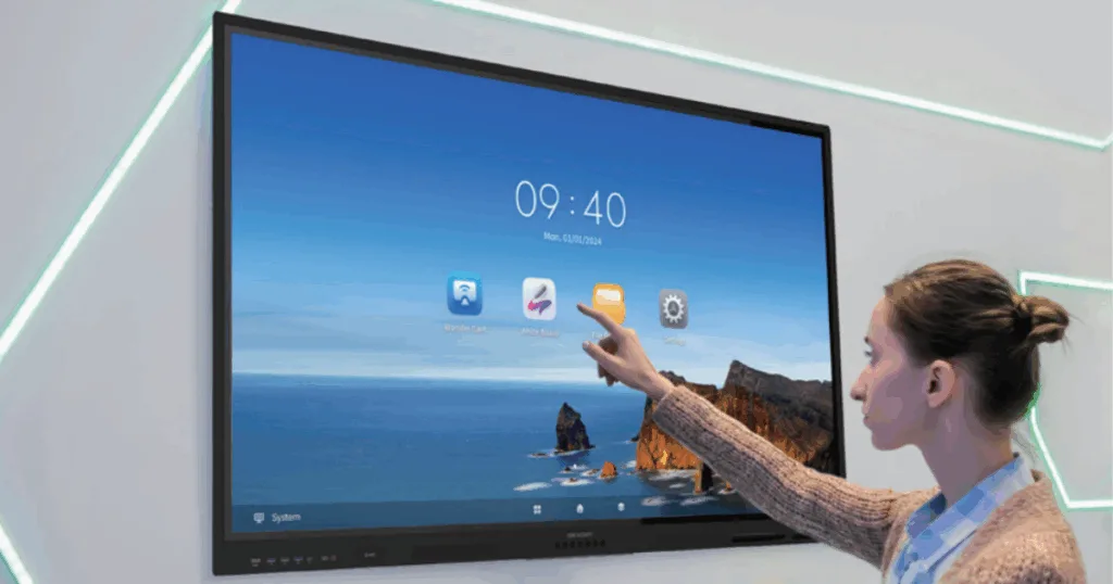 Màn tương tác Hikvision D5B với cảm ứng đa điểm siêu nhạy
