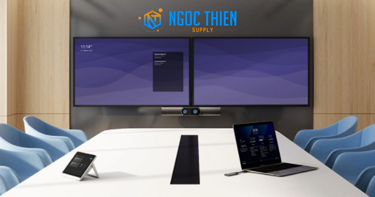MeetingBar A30 được tích hợp màn trập điện tử