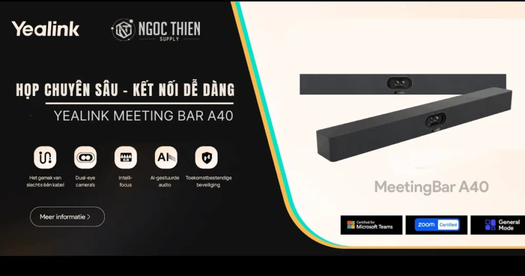Thiết bị hội nghị Yealink MeetingBar A40