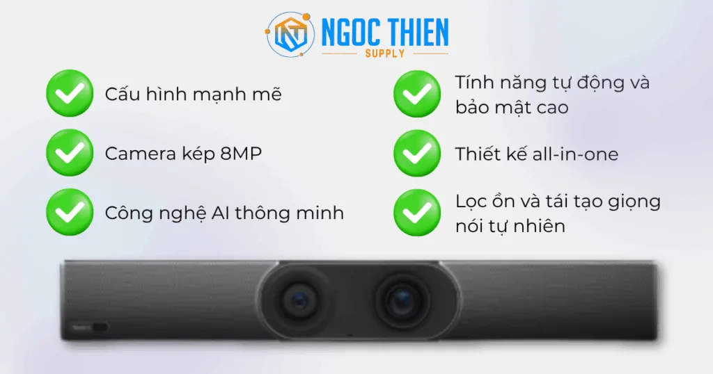 Tính năng nổi bật của Yealink MeetingBar A30