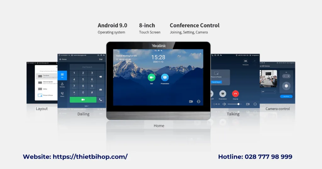 Yealink CTP18 – Bảng điều khiển cảm ứng cộng tác thông minh
