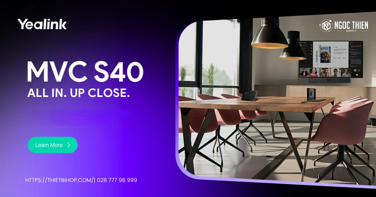 Yealink MVC S40 Bộ giải pháp Microsoft Teams thế hệ mới 