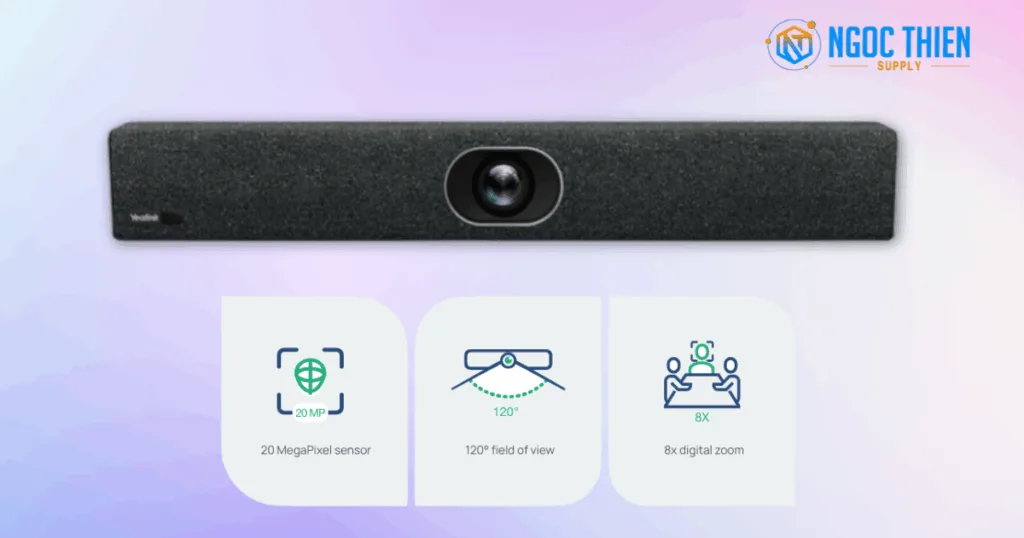 Yealink MeetingBar A20 – Góc siêu rộng cho phòng nhỏ