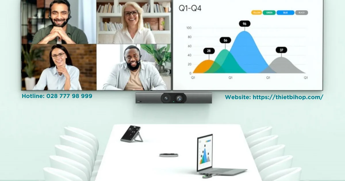 Yealink MeetingBar A30 - Hỗ trợ đa nền tảng và chia sẻ nội dung linh hoạt