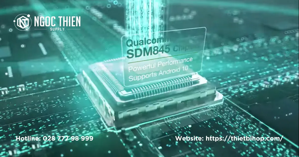 Yealink MeetingBar A30 được trang bị chip Qualcomm Snapdragon 845