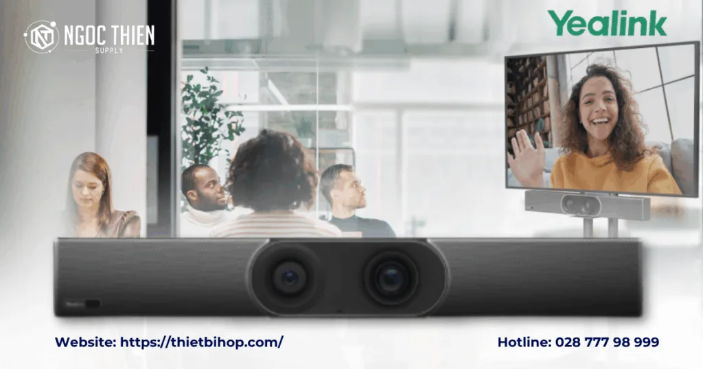 Yealink MeetingBar A30 – Trung tâm xử lý hình ảnh và âm thanh mạnh mẽ