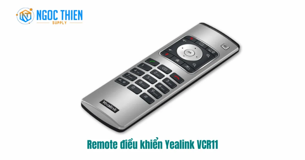 Yealink VCR11 điều khiển từ xa chuyên dụng đi kèm với bộ giải pháp Yealink A30-010