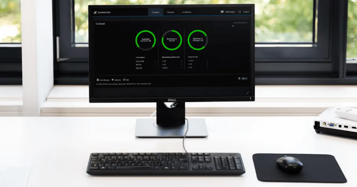 Quản lý toàn bộ hệ sinh thái với phần mềm Sennheiser Control Cockpit