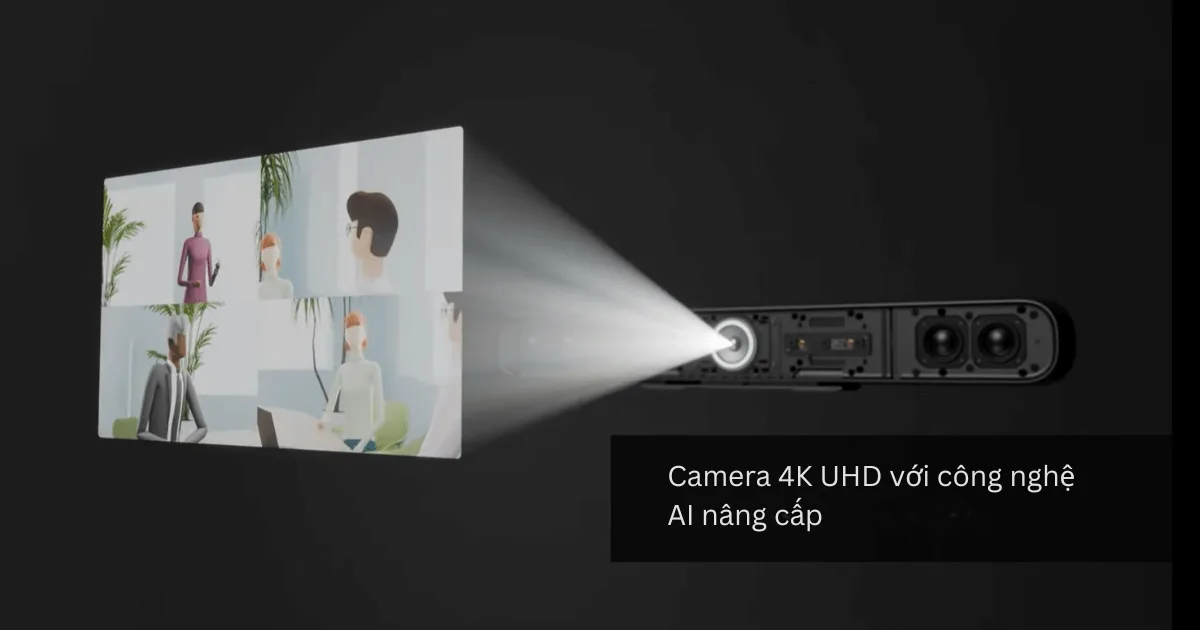 Sennheiser TeamConnect Bar với camera 4K UHD cùng công nghệ AI nâng cấp